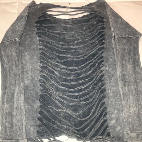 Gray ripper sweater - Picture 1 of 2